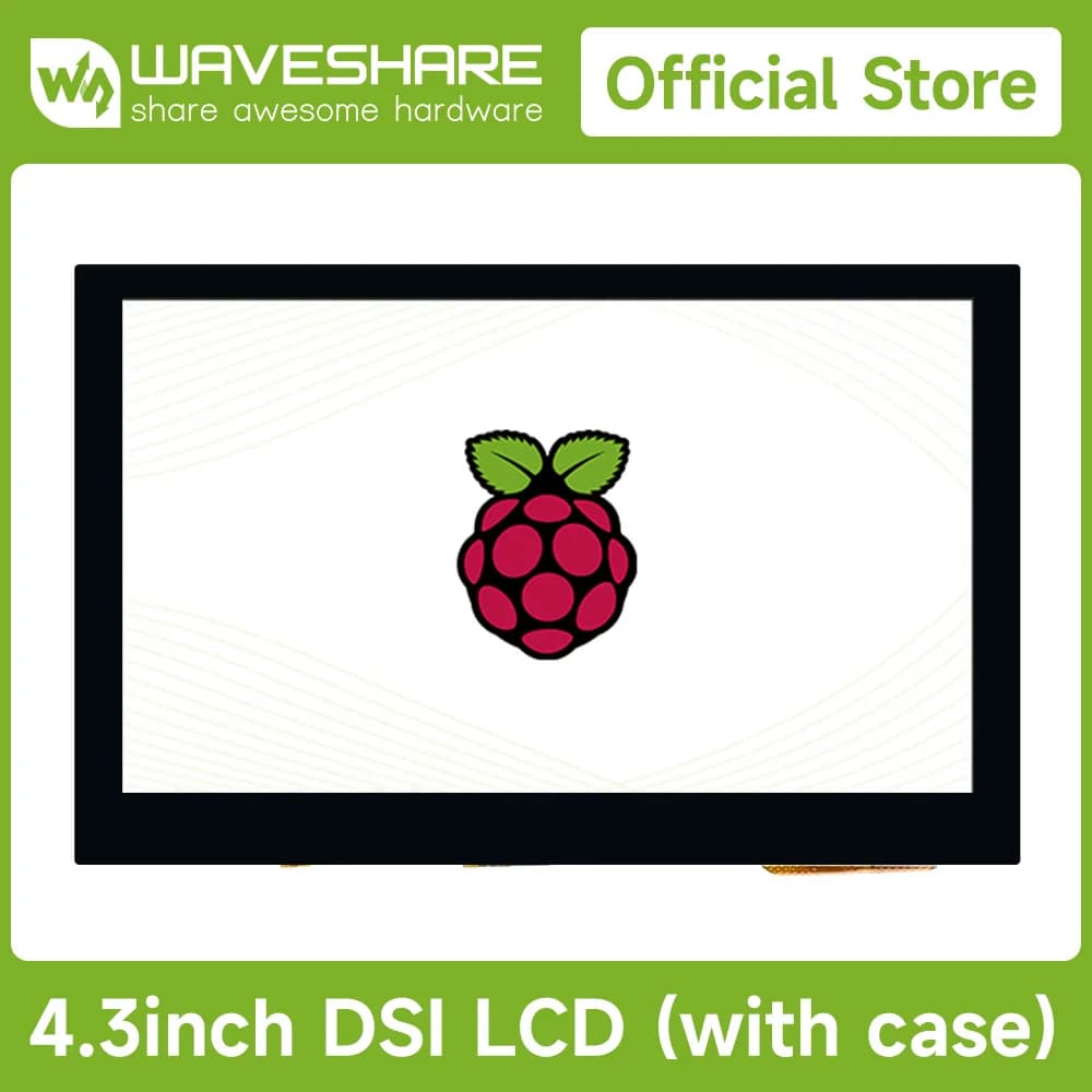 Waveshare 4.3inch Capacitive Touch Display, Supports Ubuntu / Kali / WIN10 IoT, Supports Raspberry Pi 4B