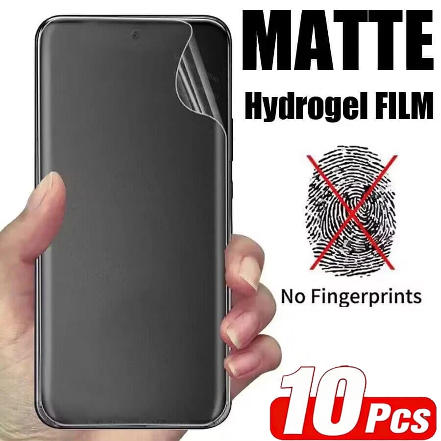 10 Pezzi Pellicola Idrogel Opaca per POCO F8 F7 F6 F5 Pro Ultra M8 M7 M6 Pro, Protezione Schermo per Poco X8 X7 X6 Pro Max, Pellicola Morbida