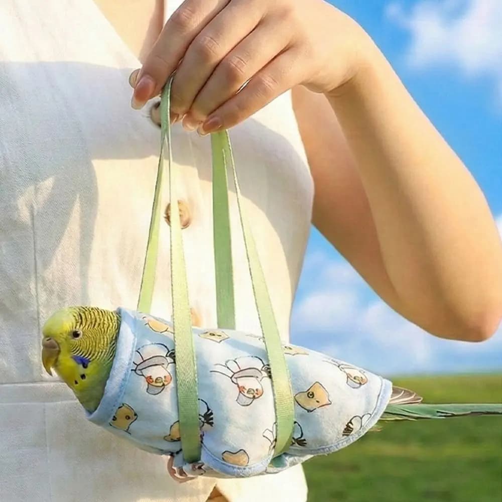 Breathable Guinea Pig Sleeping Bag Windproof Soft Parrot Carrier Bag Durable Comfortable Pet Parrot Clothes Flying Squirrels