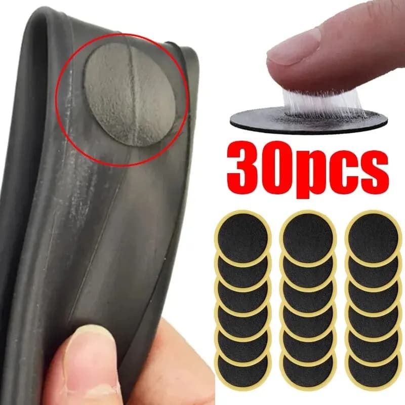50/30/20/10 Pieces Patch Adhesives Without Collar for Plastic Pneumatics, Quick Repair Tool, Rubber Protection, Fast Drying, Bicycle Accessories