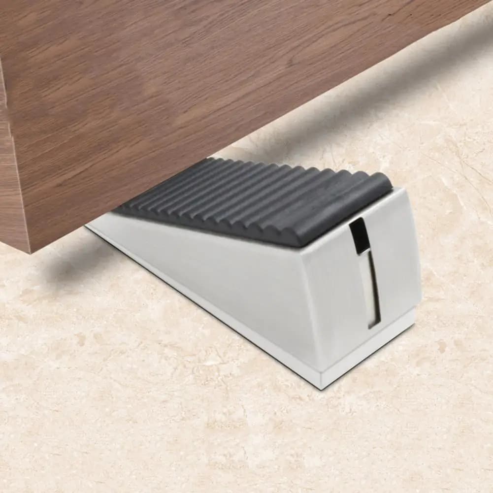 Door Stop Wedge Spring Large Door Stopper Non slip Heavy duty Wedge for Wear Resistance Anti collision Door Buffer