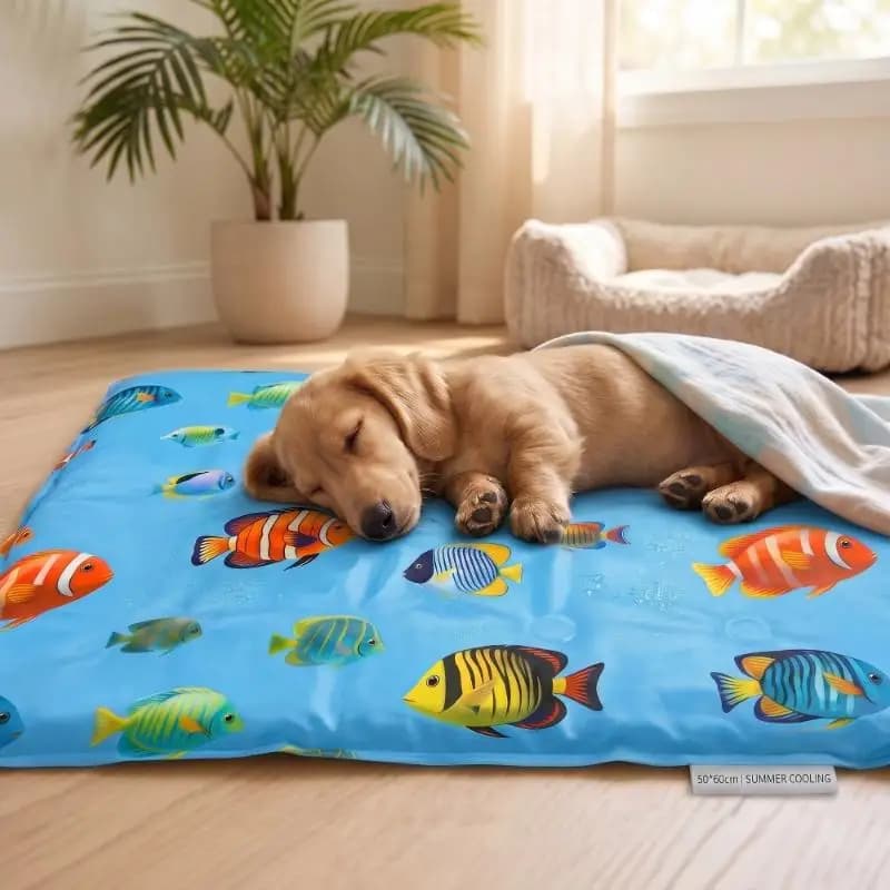 Dog Cat Cooling Mat Self Cooling Gel Pad Pet Ice Mat Summer Non Toxic For Indoor Sofa Crate Bed Use