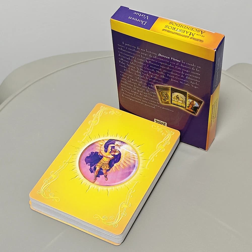 10.4*7.3 cm 44 carte Oracle Ascended Master Oracle Deck in lingua spagnola