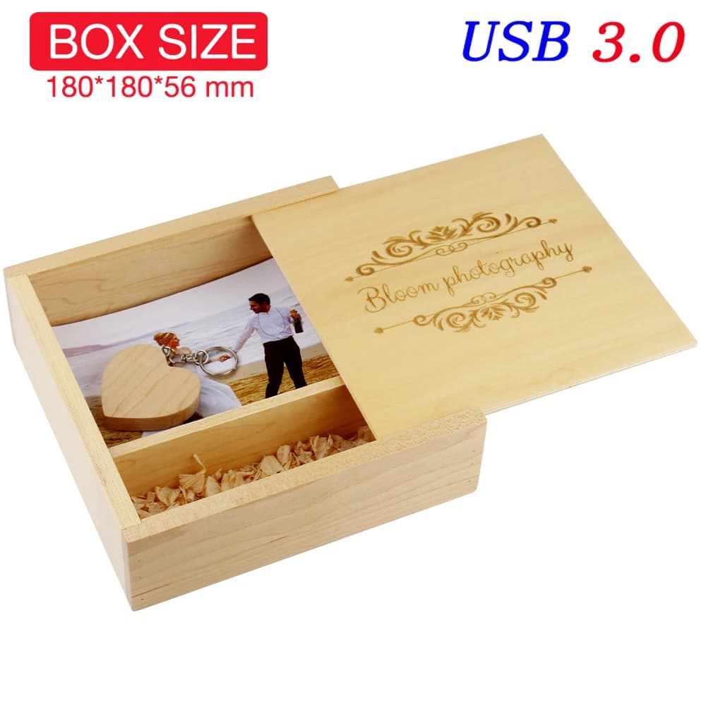 Chiavetta USB 3.0 a Forma di Album, Memoria Flash USB 3.0, Logo Personalizzabile Gratuito, Dispositivo di Archiviazione, Pendrive 128GB 64GB, Regali di Nozze