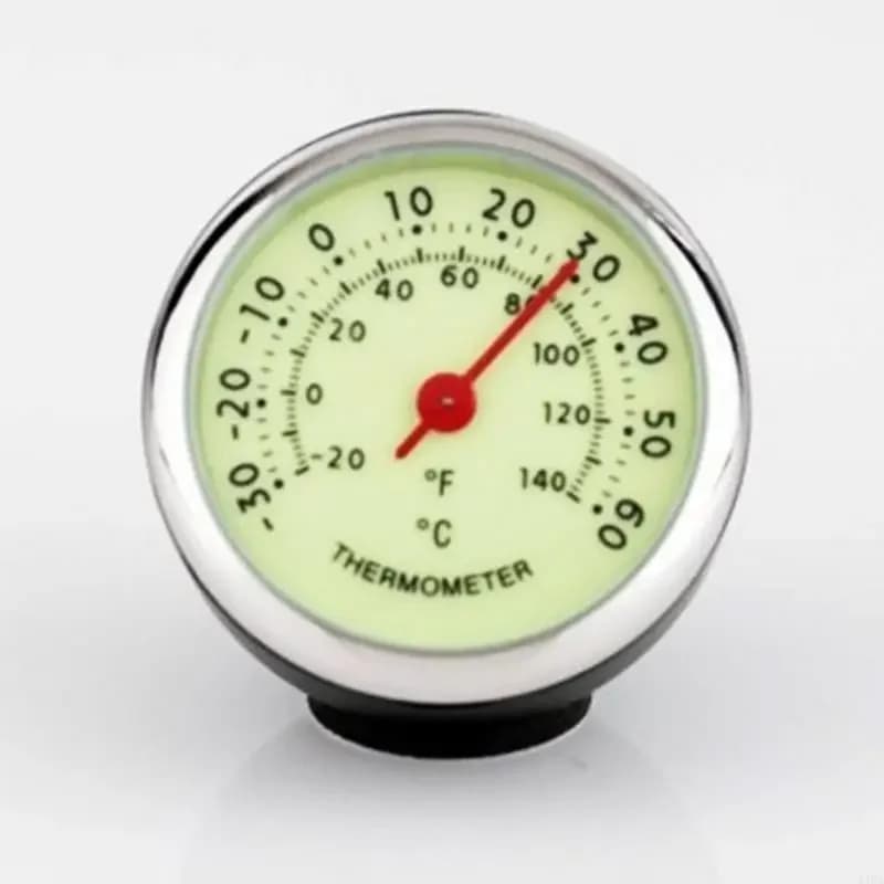 Termometro Decorativo per Auto, Mini Indicatore di Temperatura Luminoso