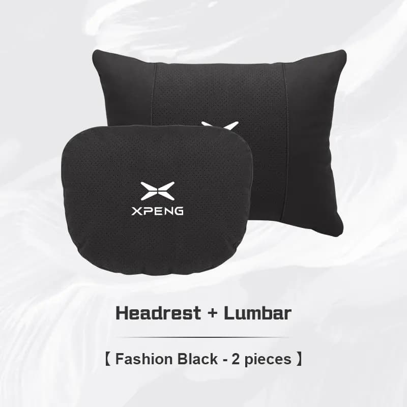 2025 Per Xpeng G6 P7 G3 G3i G9 P5 X9 X2 N5 F30 H93 2020 2021 Pelle Scamosciata Auto Collo Cuscino Poggiatesta Supporto Lombare Cuscino Colonna Spine proteggere