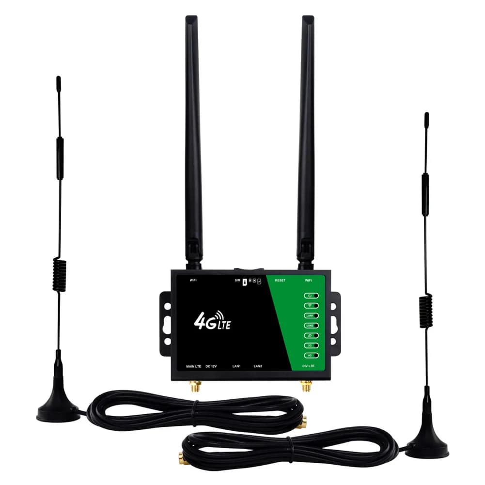 4G LTE CPE wifi Router with SIM Card Slot WiFi Router 150Mbps Wireless Router Firewall Protection 4 Antennas Modem Router