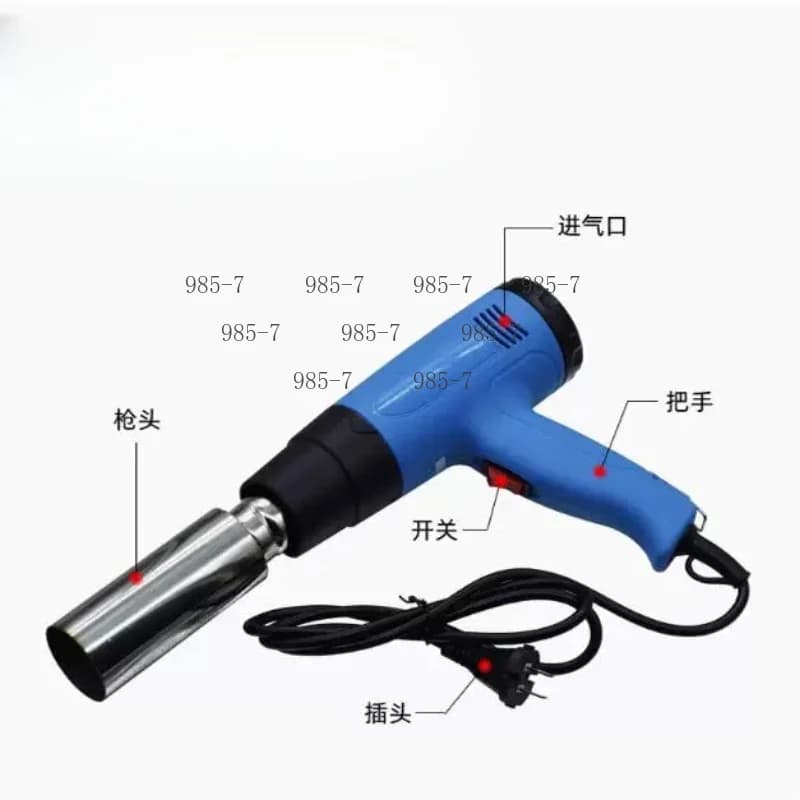 Electric Heating Hot Air Gun, Efficient for thermoplastic cap shrinking and red wine sealing, household use