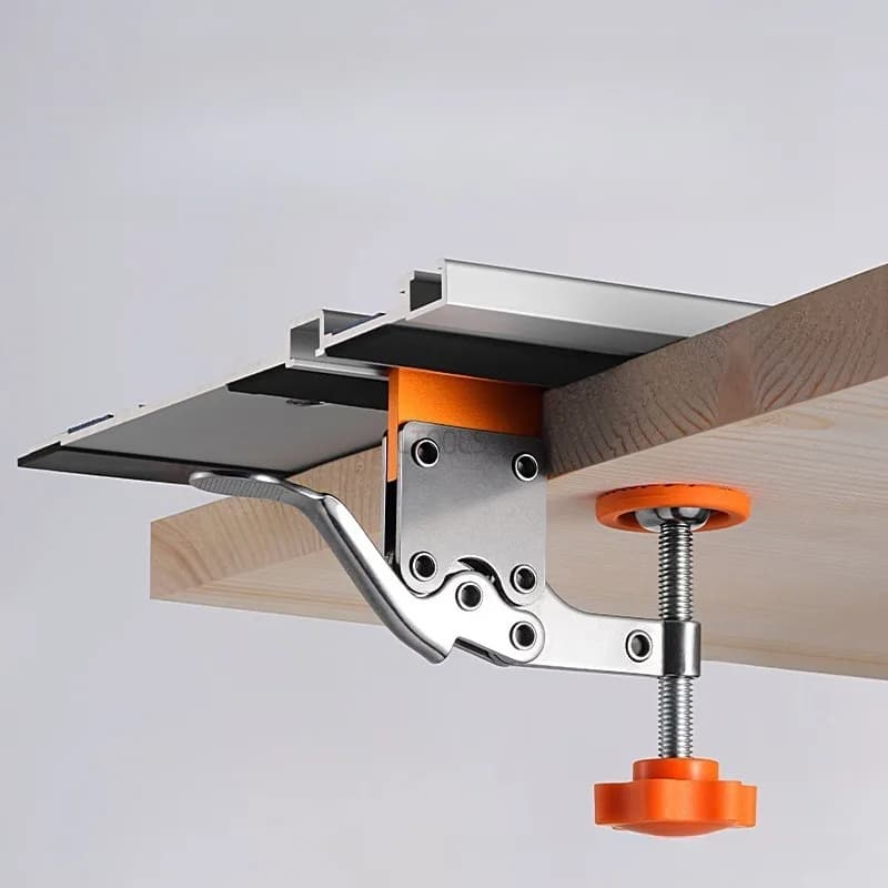 Table Saw Bin Clamp Quick Fixing Binary for Drawer Install Auxiliary Clip Positioning Clamp for Cutting Machine
