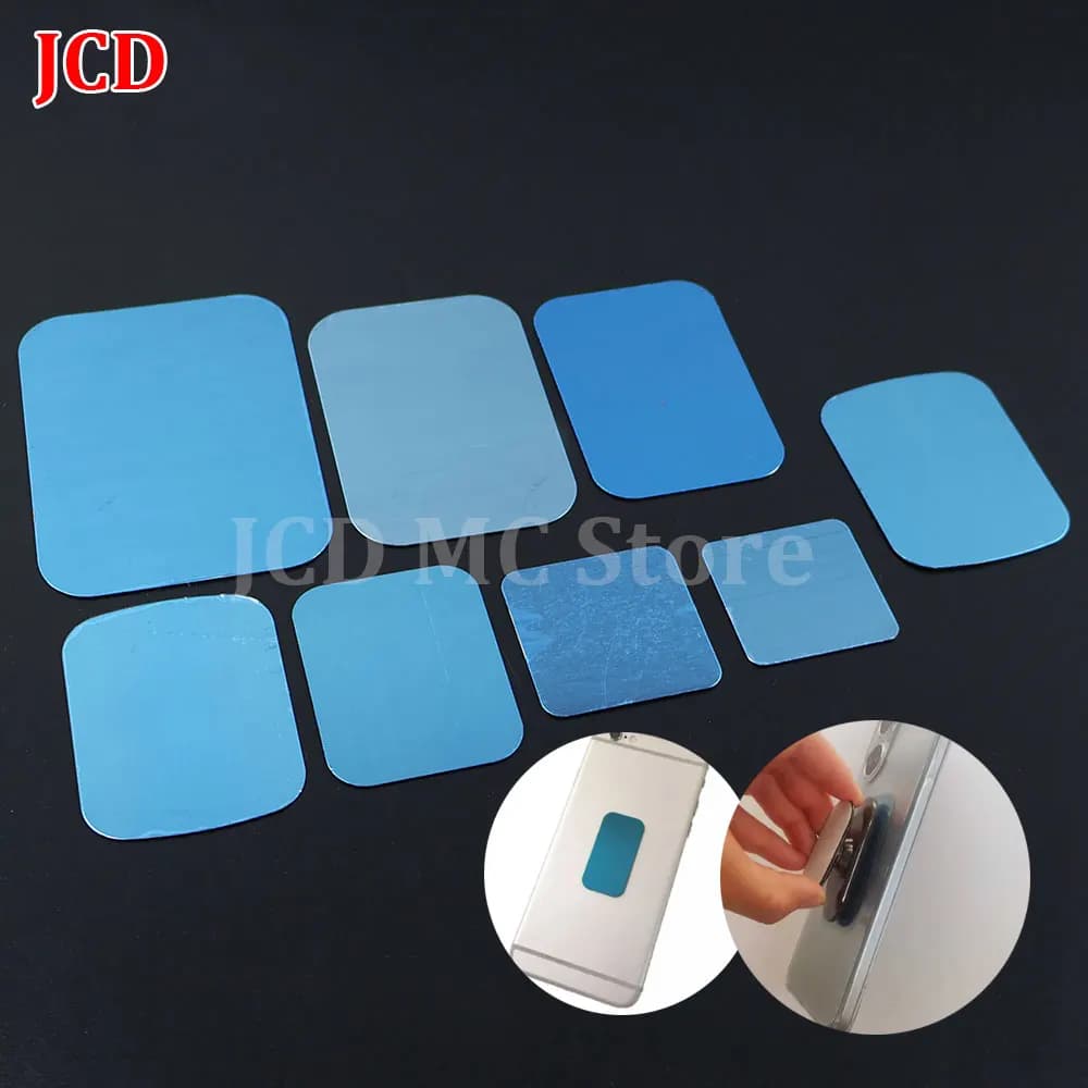 10 pezzi piastra metallica adesivo disco foglio di ferro per magnete supporto per telefono cellulare supporto magnetico per auto per Iphone Xiaomi Huawei Samsung