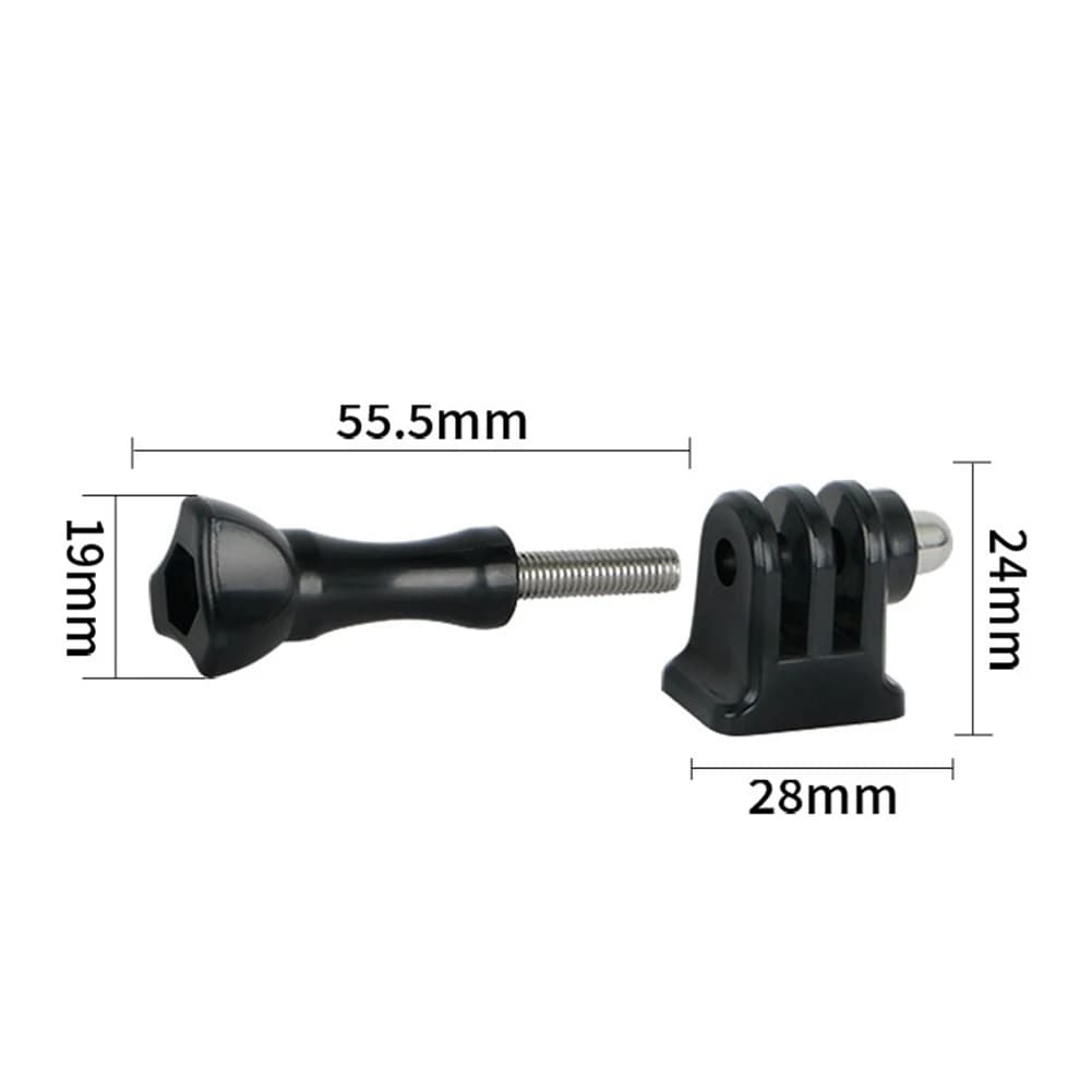 B50B-Selfie Stick Treppiede 48In Allungabile Nero Per Insta360 ONE X2 X3 RS Per Gopro Hero 12 11 10 9 8 7 6 5 Max Per DJI Action 4