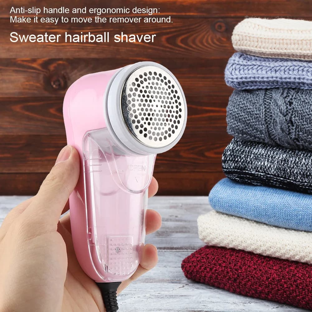 Portable Sweater Pill Trimmer Electric Clothes Fabric Lint Hairball Remover Shaver