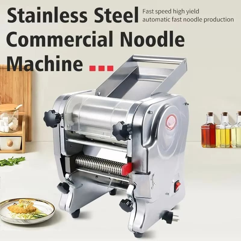 Pressa Elettrica Professionale per Pasta Fresca e Noodles, Macchina per Produzione di Pasta Industriale