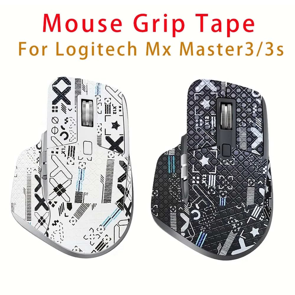 Mouse DIY Leather Lizard Mouse Pattini Stickers Non-slip Tape for Logitech MX Master 3 3S Game Wireless mouse sticker