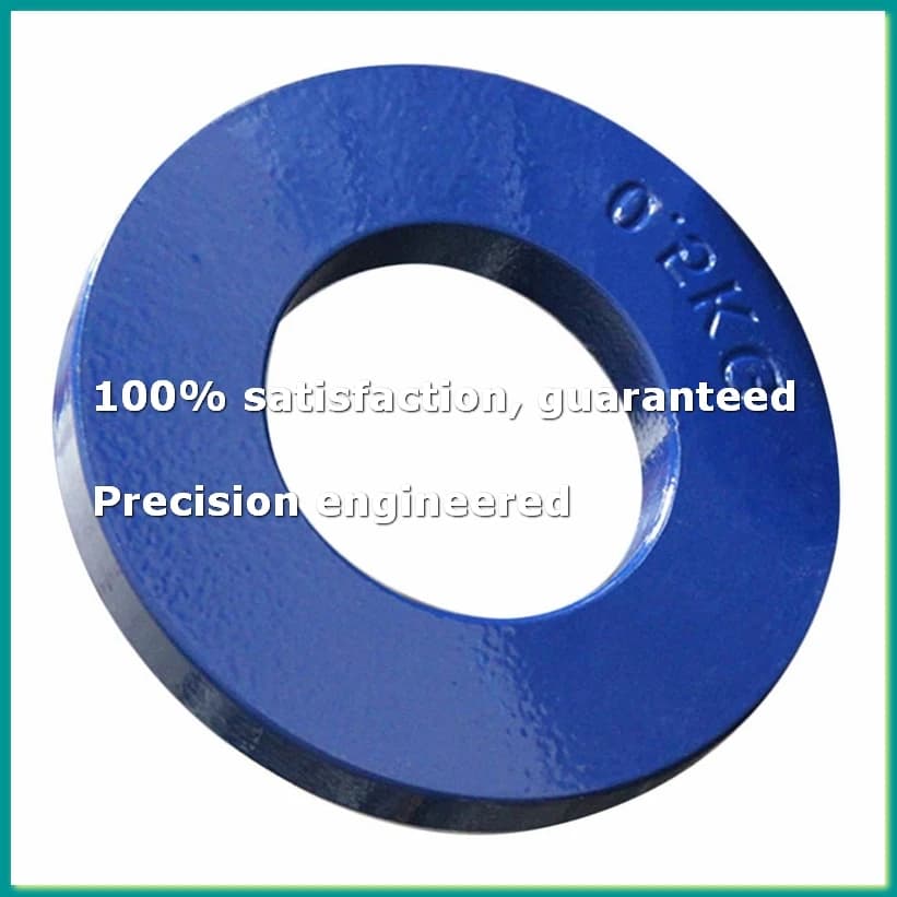 Braided Mini Weight Discs for Strength Training, Blue Accurate Disc Accessories 0.5Kg-FABY