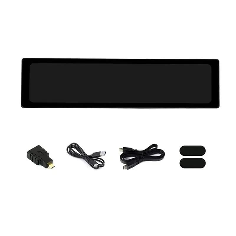AED7 Capacitive IPS Screen from 11,9 Inch, Display HD 320X1480, Hi-Fi Speaker, Computer Auxiliary Screen for Raspberry Pi