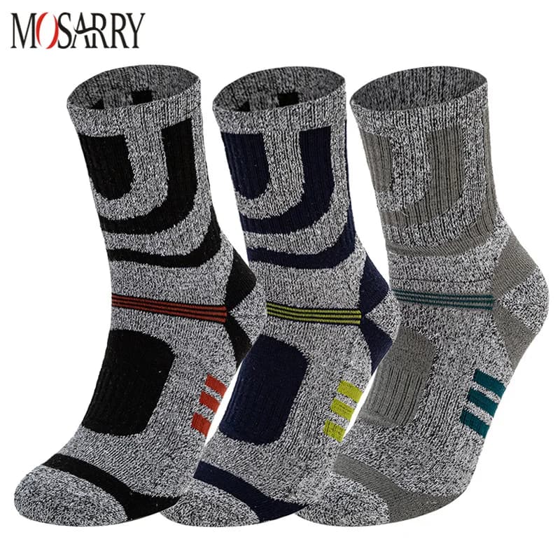 3 paia/set Sport Crew Socks uomo estate Outdoor protettivo caviglia basket calcio deodorante antiscivolo Mid Tube calzini maschili