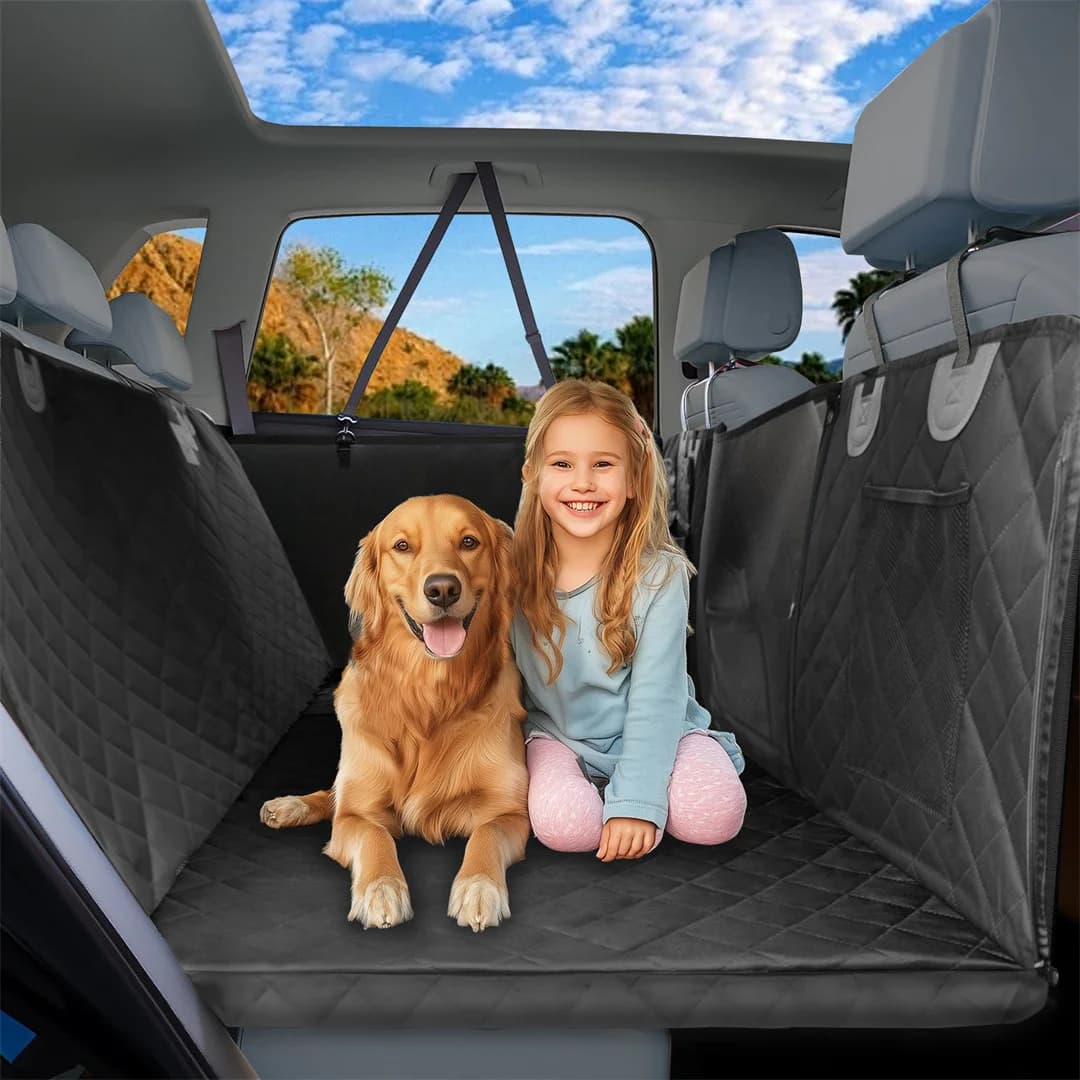 Coprisedile per auto impermeabile per cani Prolunga per sedile posteriore per amaca da viaggio per animali domestici in auto antigraffio