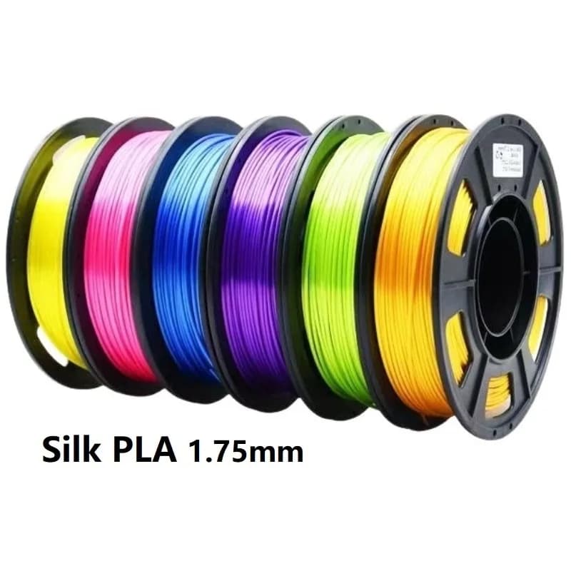 3D Printer Filament Silk PLA 1,75 mm 1 kg 500 g 250 g Polished PLA Printing materials 3D smooth PLA Gold Silver Bronze Blue