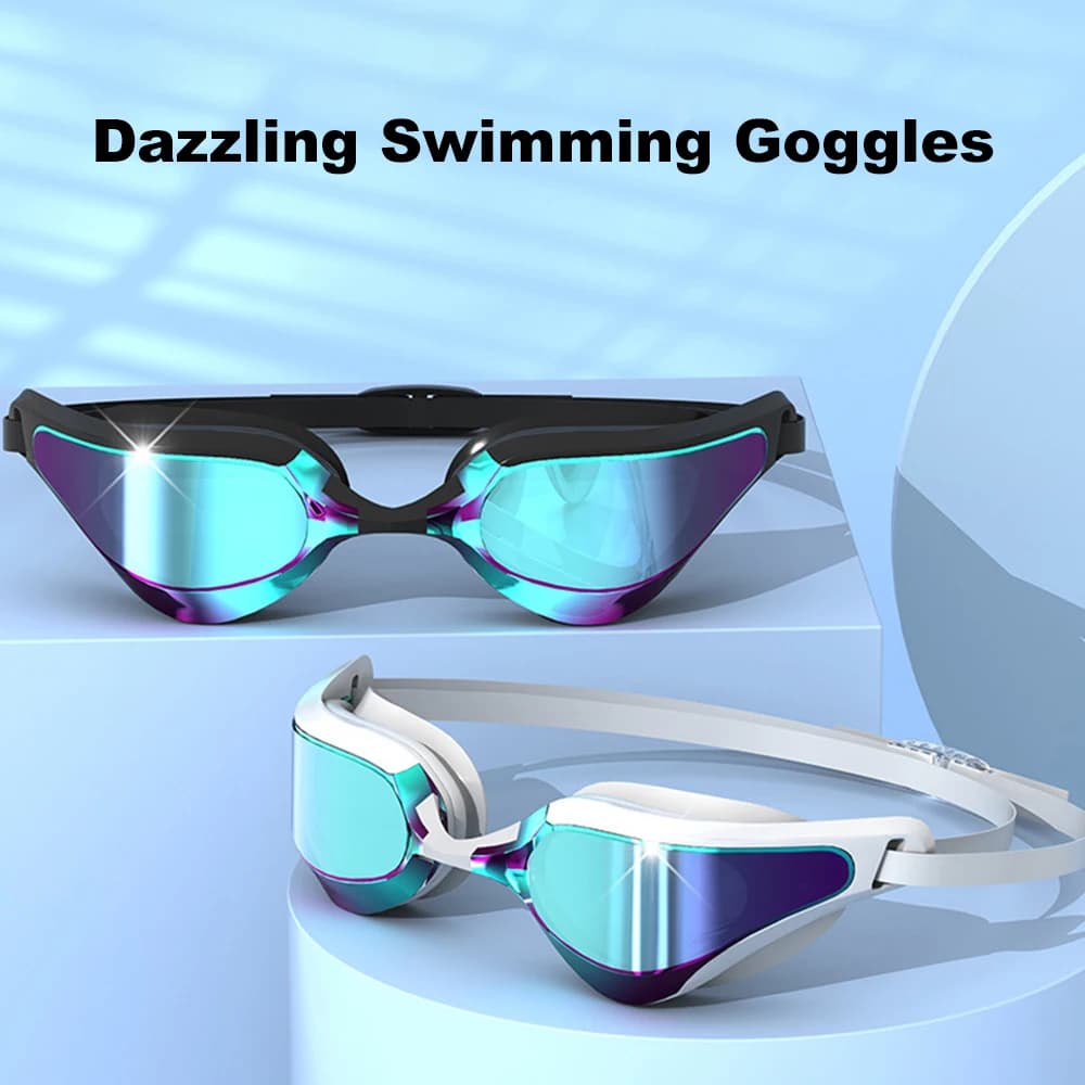 2024 new swim glasses for adults professional wide-angle lenses with wide stagna view Anti-uv coating for men and women