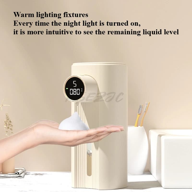 Lavatrice a mano a induzione automatica intelligente per schiuma, detersivo elettrico, dispenser di sapone, lavatrice a mani a induzione per uso domestico