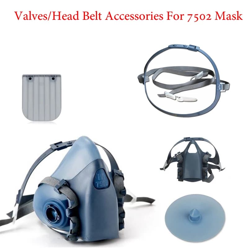 7583 Replaceable inhalation valves Silica gel 7581 Gas mask head belt 7502/7501 Chemical breathing accessories