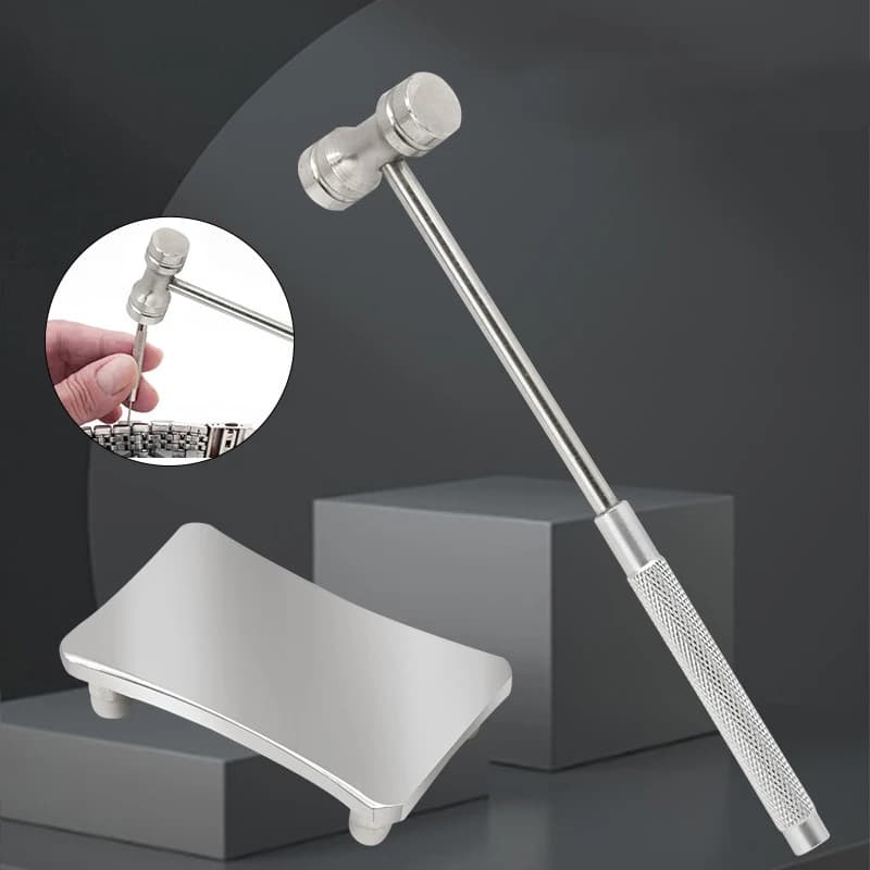 Mini Knock Strap Watch Strap Bracelet Repair Multifunctional Installation Round Point Hammer Pocket Tool mini hammer