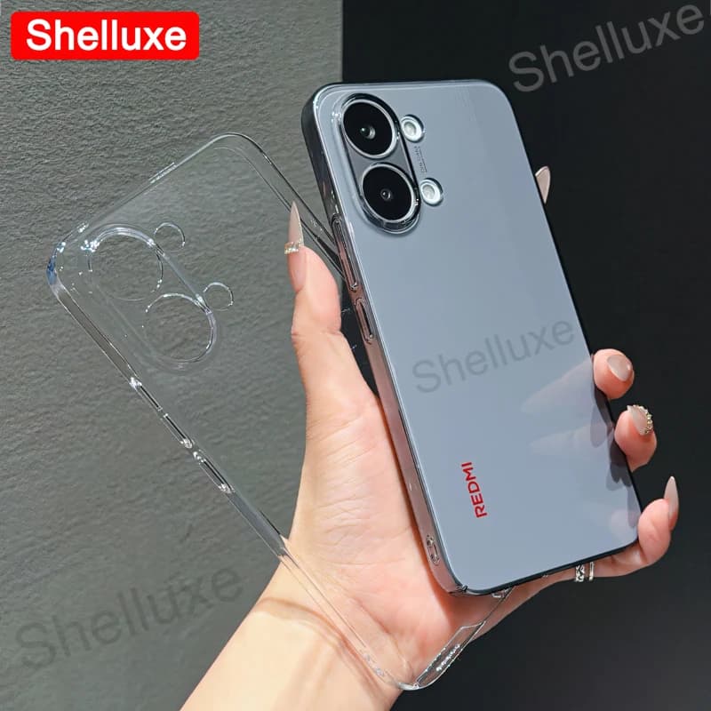 For PocoX8 ProMax Case Shelluxe Luxury Magnetic Transparent PC Cover For Xiaomi POCO X8 X7 Pro 5G Hard Shockproof Phone Cases