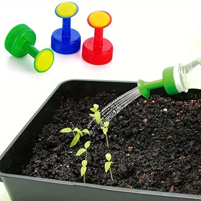 Set di 3 Spruzzatori d'Acqua Fai-da-Te per Tappi di Bottiglia, Testina di Irrigazione Facile da Collegare, Irrigazione a Basso Sforzo per Piante in Vaso, Prato e Giardino