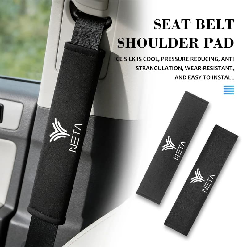 Car Seat Belt Cover Shoulder Pad Universal Protector Cushion For NETA V Nezha U Nezha NO1 V U-II U2 U