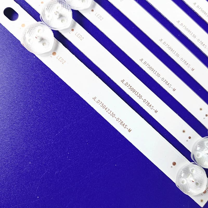 Striscia LED Per Toshiba 75VL5A63DG 75VL5B63DG 75HFL2899S 75U6763DB 75U6863DB 75U6763DG 75HL16T64U JVC LT-75CF810 75HFL2899S/12