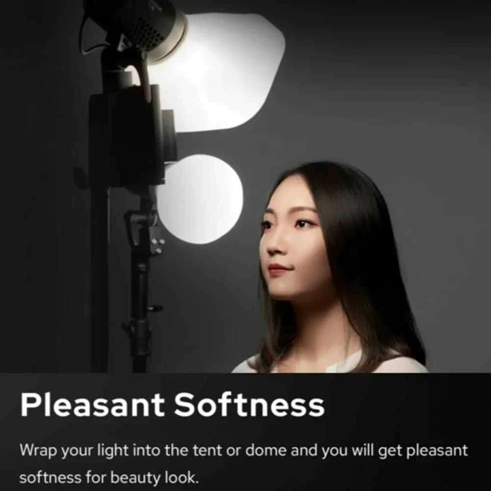 A49T Diffuser Dome Softbox Kit Universal Adapter Ring for Camera Flash Speedlite Enhance Your Photography Lighting ML-CD15