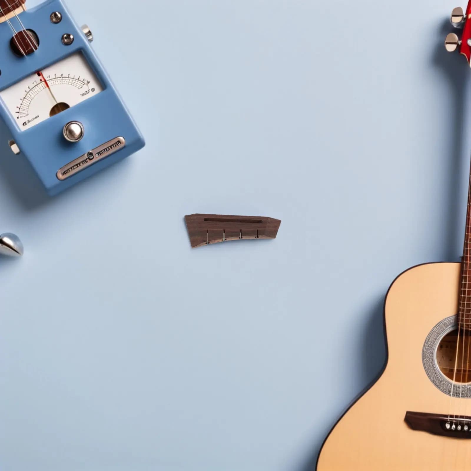 Set di 3 Ponti per Ukulele in Legno dal Design Curvo per Ukulele a 4 Corde, Parti di Ricambio Fai-da-Te, Miglioratore di Suono per Strumenti Acustici