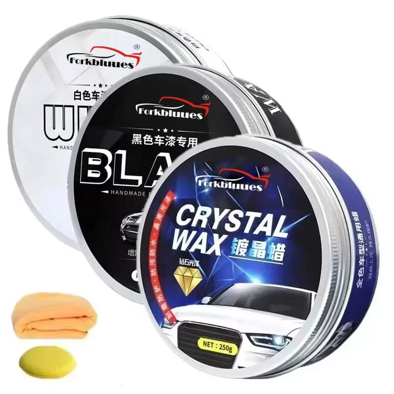 Set di Cera per Auto con Effetto Cristallino, Strato Lucido Durevole, Formula di Rivestimento per Superfici Verniciate, Pellicola Impermeabile, Lucidante per Auto