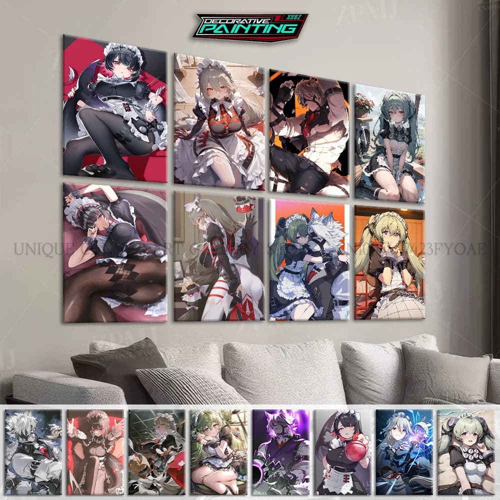 Hot game Zenless Zone Zero Paintings Figures Souls Von Lycaon Wall Art Canvas Image Print HD Poster Frameless Room Home Decor