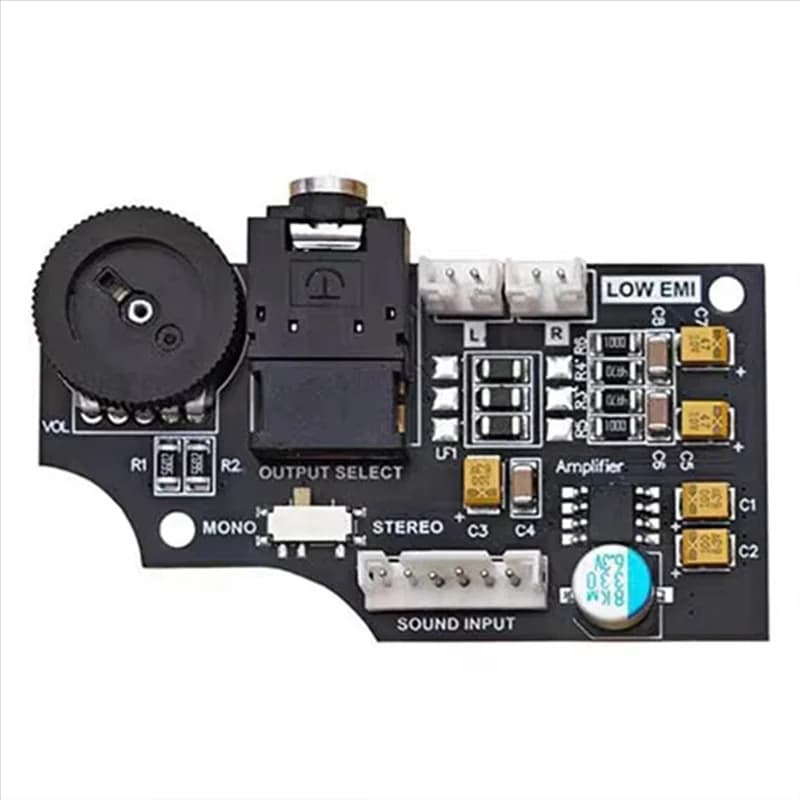 ABKI-Scheda audio volume a doppio canale per SEGA Game Gear utilizzando condensatori audio ELNA per parti di ricambio console di gioco GG
