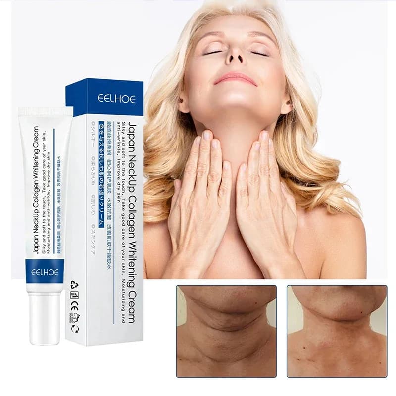 Eelhoe Collagen Neck Cream Anti-aging Whitening Hydraulic Lifting For Neck Reduces Double Menth Line Fine Skin Care