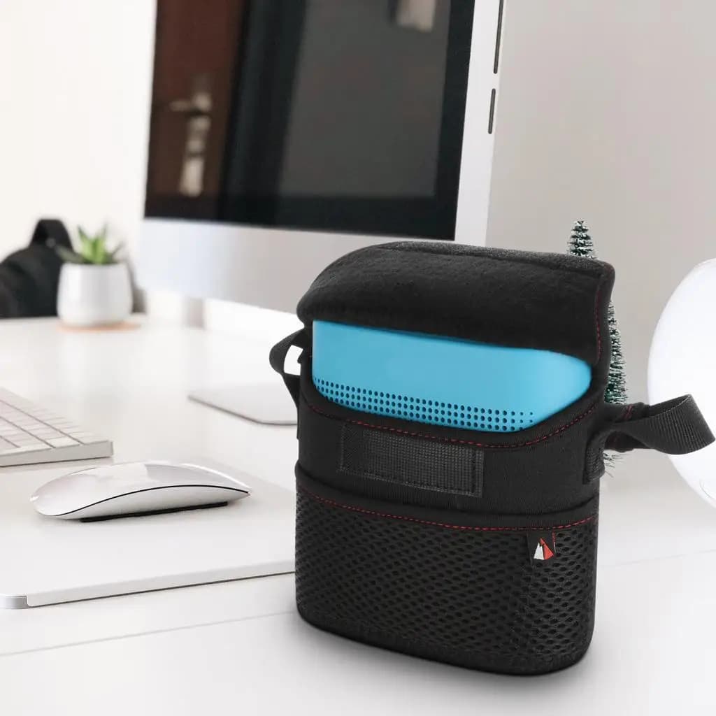 per custodia per altoparlante Bluetooth Soundlink Color II BagPouch Box Mesh nera