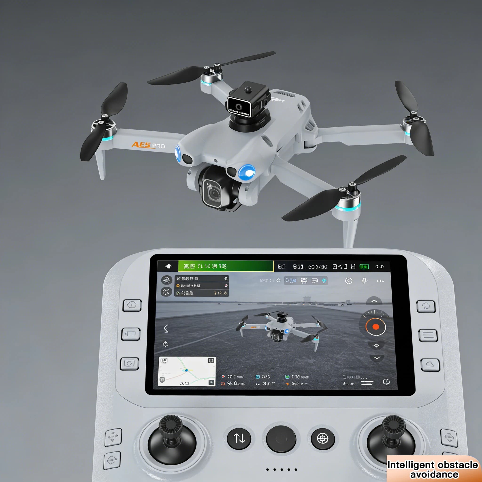 Nuovo AE5 Pro Drone 8K 5G GPS Professionale HD Fotografia Aerea Aereo di Controllo Remoto HD Doppia Fotocamera 360 ° Giocattolo quadricottero in rotolo