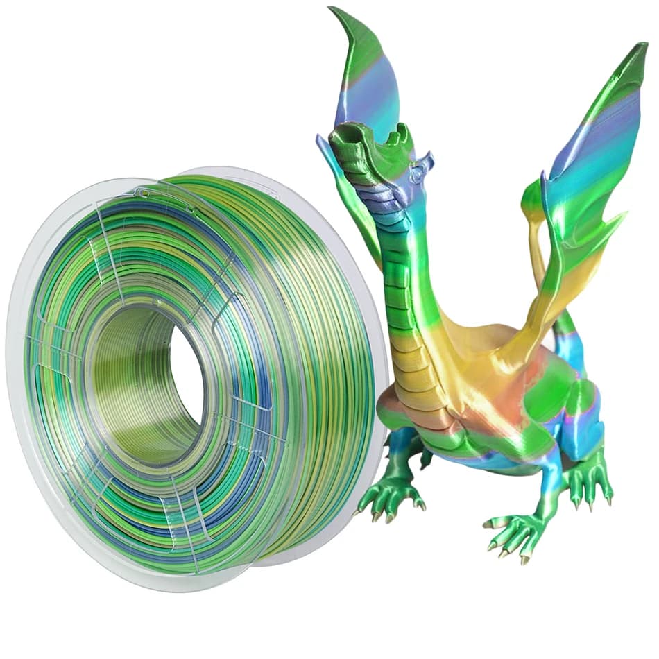 3D Printer Filament Rainbow Silk PLA 1.75 mm Sublimation Universe Forest Candy Macaron 3D Print Series Filaments