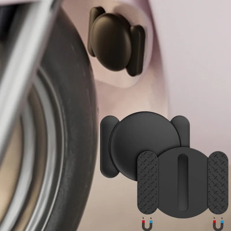 Forte custodia magnetica nascosta in silicone per Apple Airtag Air Tag Car Bike Moto GPS Tracker Custodia protettiva anti-smarrimento