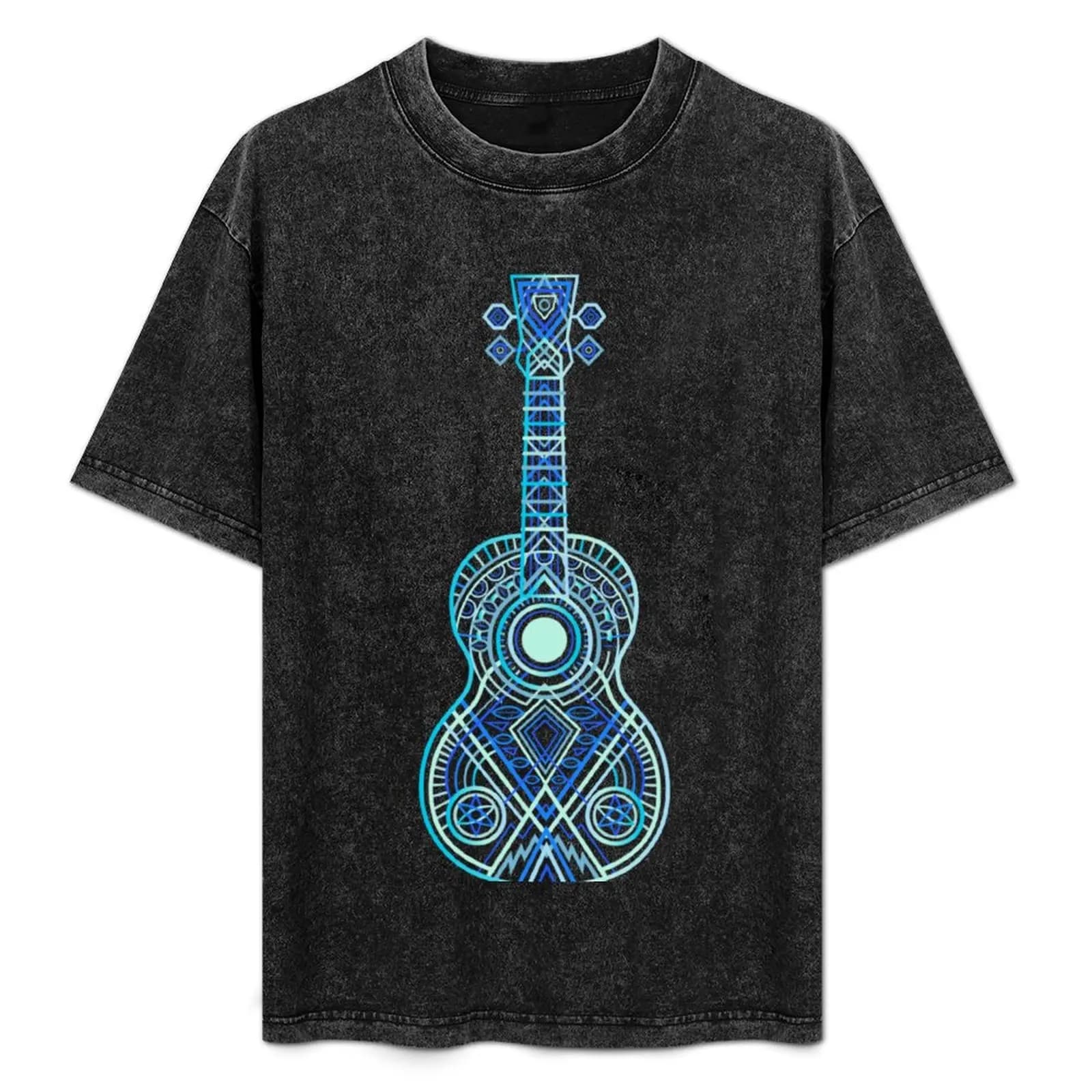 NO TEXTS 2023 String Theorys 1 Bright Blues 100 Days of Ukuleles T-shirt estiva casual ampia e comoda
