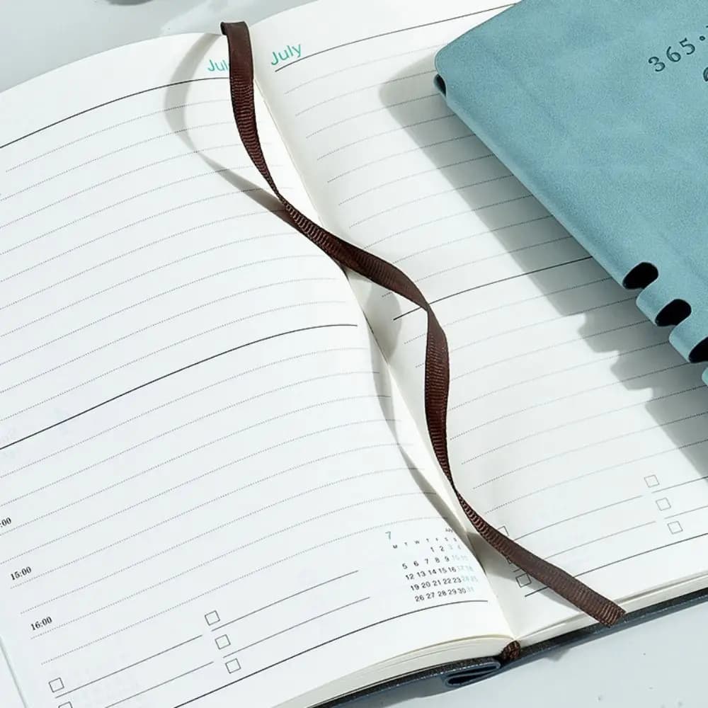 English 2027 Schedule Planner Notepad Wear-resistant 12 Months To-do List Notebook Portable Efficiency