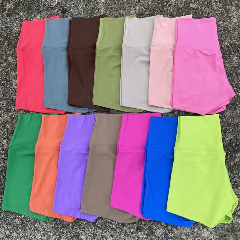 HOT 2026 High Waist Yoga Shorts Gym Sports Shorts Women Plus Size Tight Short Leggings Stretchy Comfortable Running Cycling Sportswear