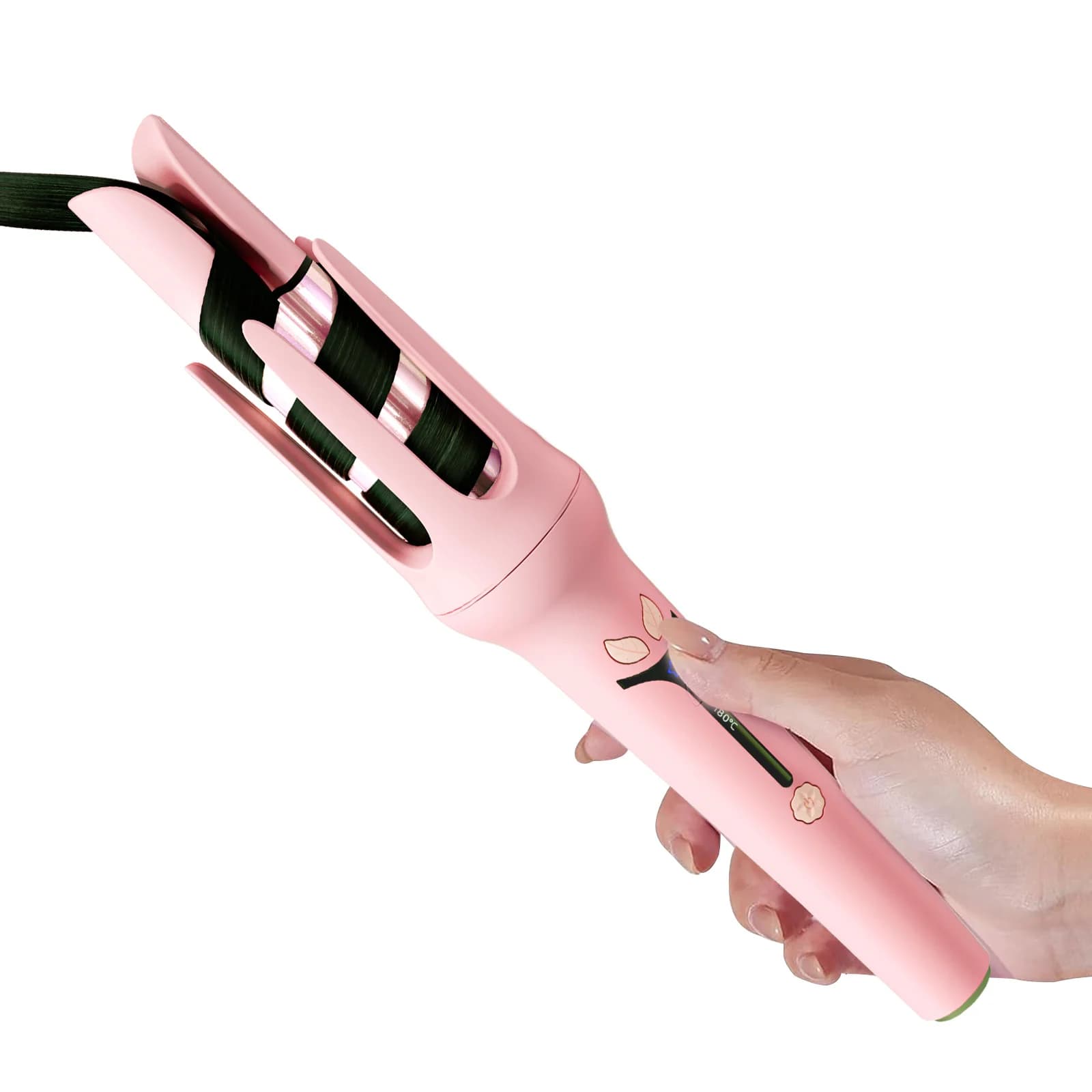 Arricciacapelli Automatico 32mm Senza Tirare i Capelli, Anti-scottatura, 3 Impostazioni di Temperatura, Basso Consumo Energetico, Ferro Arricciacapelli Sicuro per Dormitorio