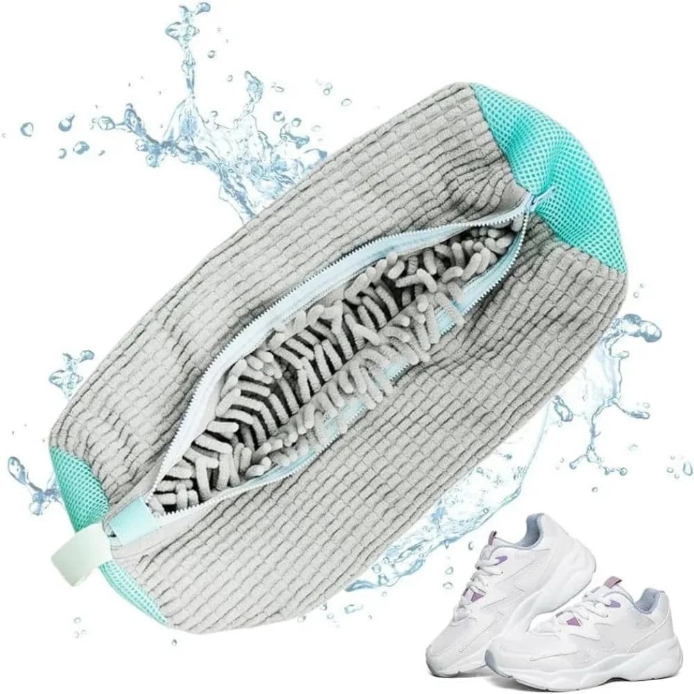 Soft Microfiber Machine Washer Bags Drying Bag Shoe Washing Bag Gymnastics Shoe Protector for laundry shoes