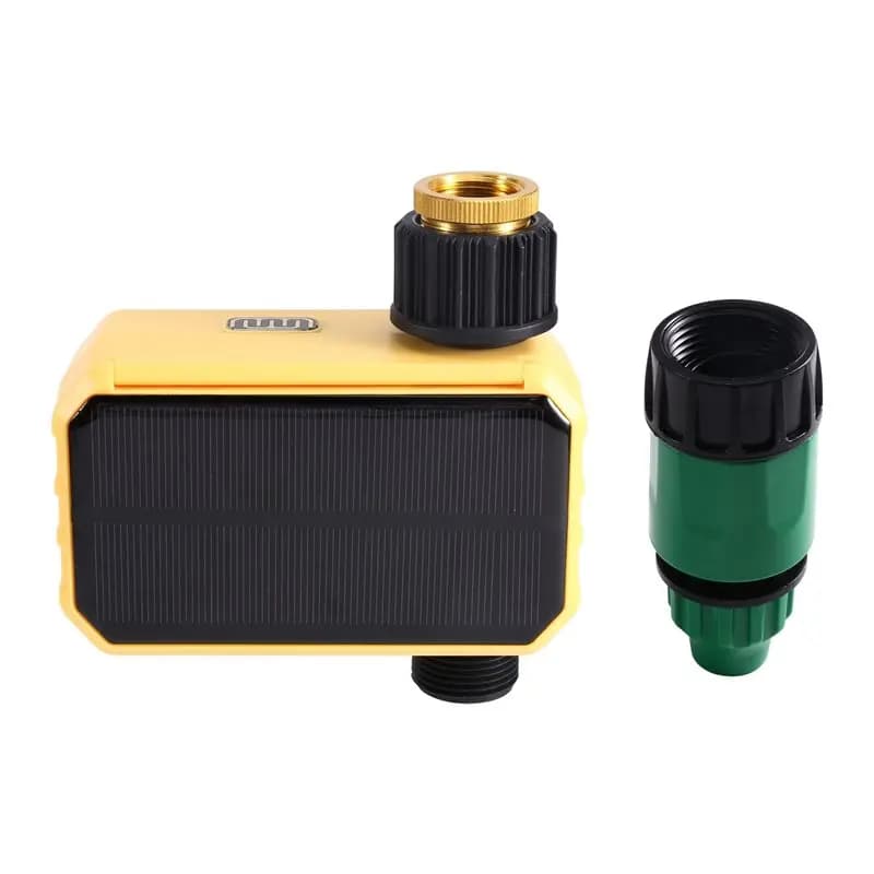 AB66-Wifi Smart Solar Sprinkler Timer Water Timer Rechargeable With Rain Delay Manual & Automatic Watering For Garden Hose US