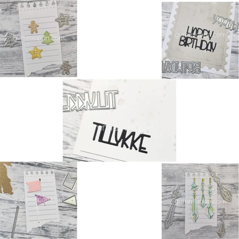 Mistletoe Brick Wall Socks Big Balloon Cutting Dies Scrapbook Diary Decoration Stencil Embossing Template DIY Greeting Card 2026