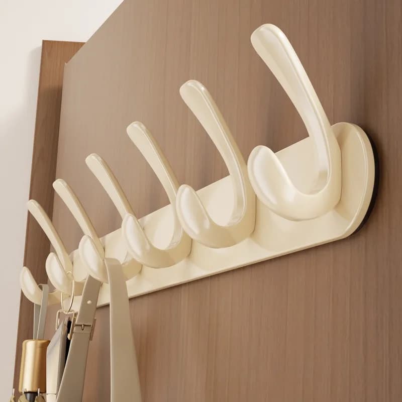 Magnetic door rear hook, non-punching coat hook, bag key storage hook