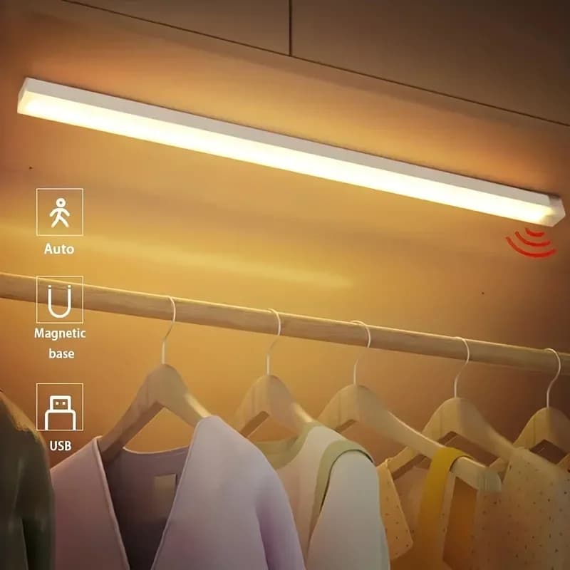 Runtowo LED Motion Sensor Light Wireless, Rechargeable Light for Bedroom, Kitchen, Wardrobe, Staircase Wall Mount Sensor Lamp